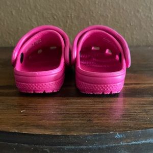 Crocs toddler girl size 4 pink